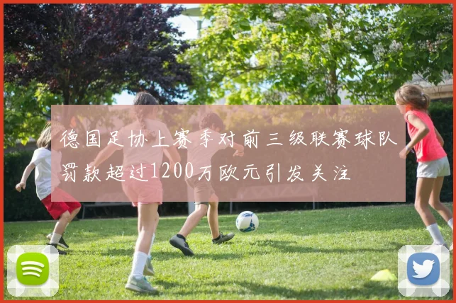 德国足协上赛季对前三级联赛球队罚款超过1200万欧元引发关注